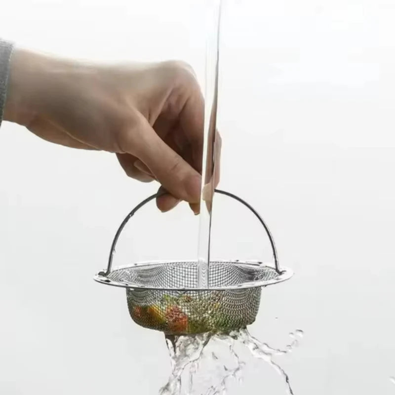 Stainless Steel Kitchen Sink Filter, Garbage Food Residue/Hair Catcher, Keep Your Bathtub