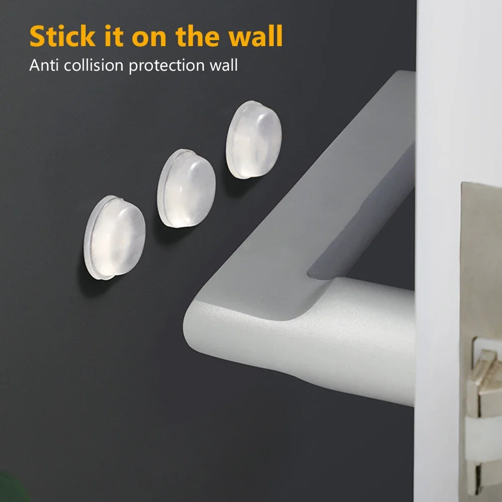 100Pcs Self Adhesive Door Stopper Rubber Damper Buffer Cabinet Bumpers Silicone Furniture Pads Cushion Protective Pads